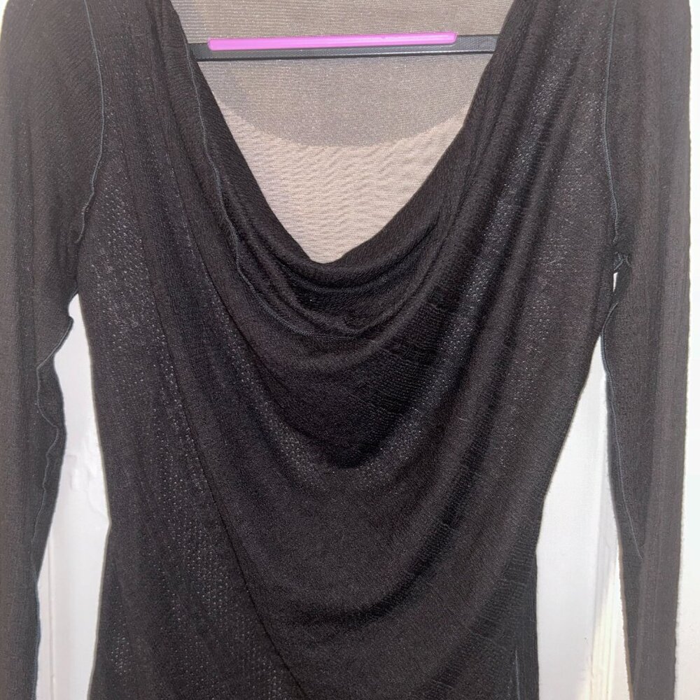 Pete Double Layer Mesh Knit Top - L - image 3